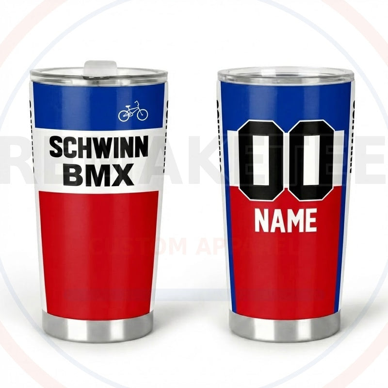 RemakeTee Custom Vintage Retro BMX Racing Tumbler Cup 187