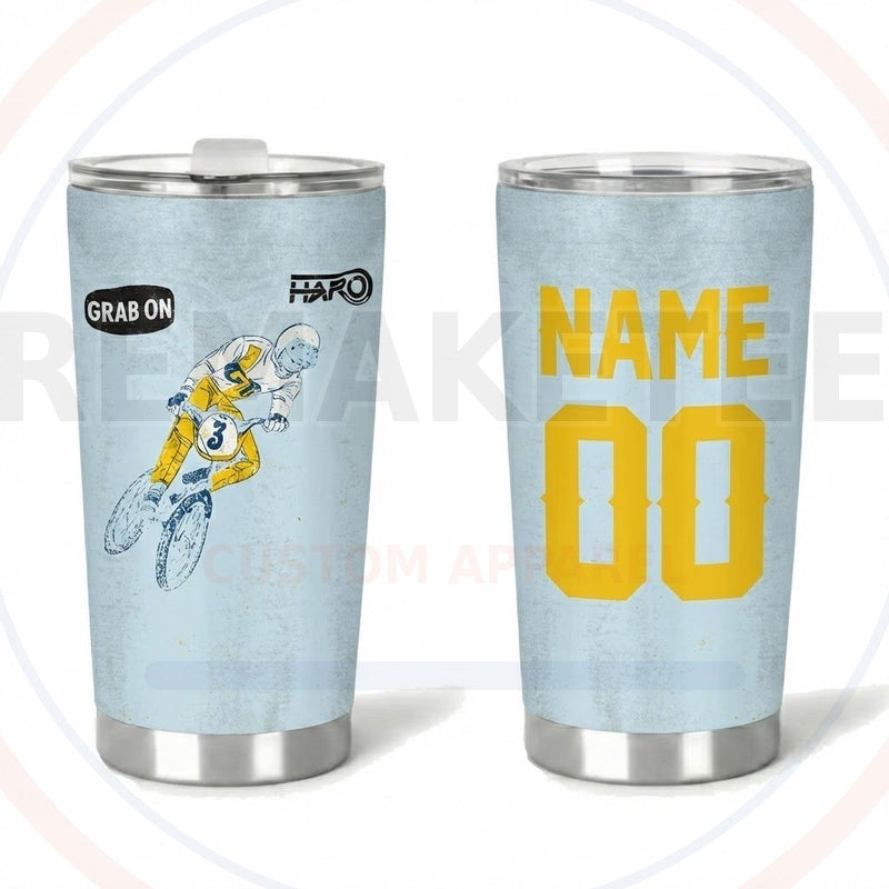 RemakeTee Custom Vintage Retro BMX Racing Tumbler Cup 195