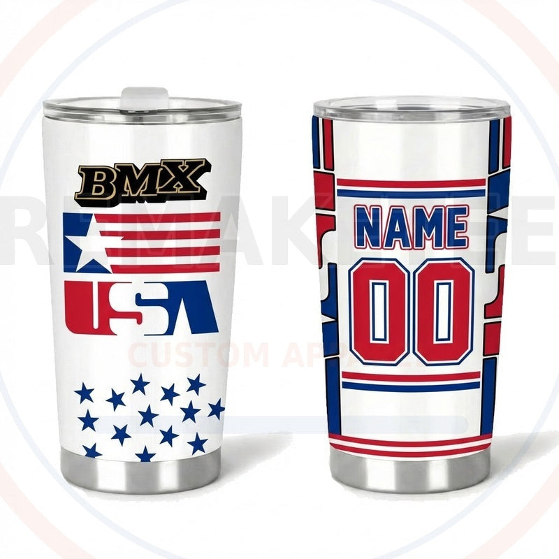 RemakeTee Custom Vintage Retro BMX Racing Tumbler Cup 206