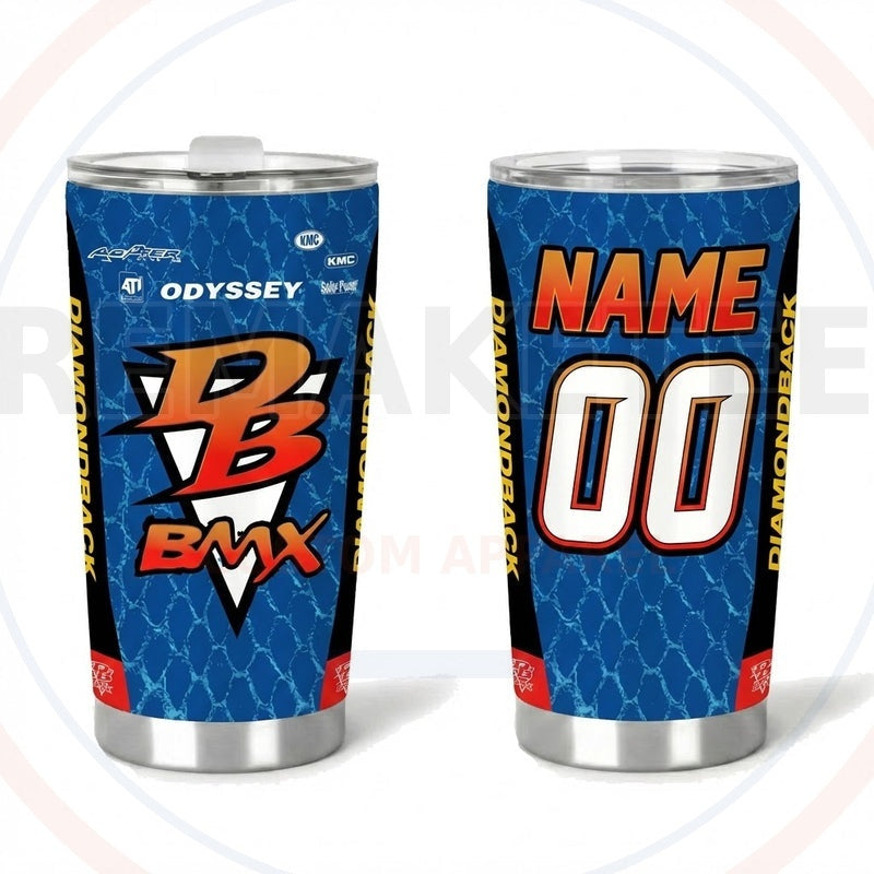 RemakeTee Custom Vintage Retro BMX Racing Tumbler Cup 222