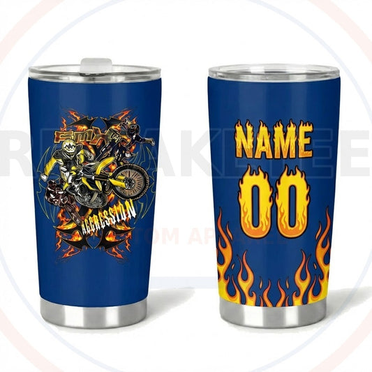 RemakeTee Custom Vintage Retro BMX Racing Tumbler Cup 234