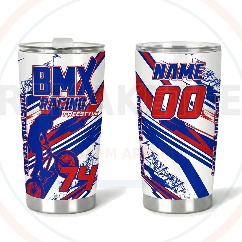 RemakeTee Custom Vintage Retro BMX Racing Tumbler Cup 241