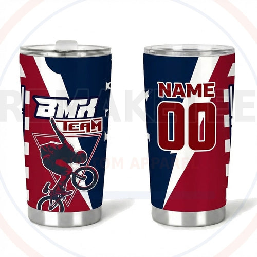 RemakeTee Custom Vintage Retro BMX Racing Tumbler Cup 256