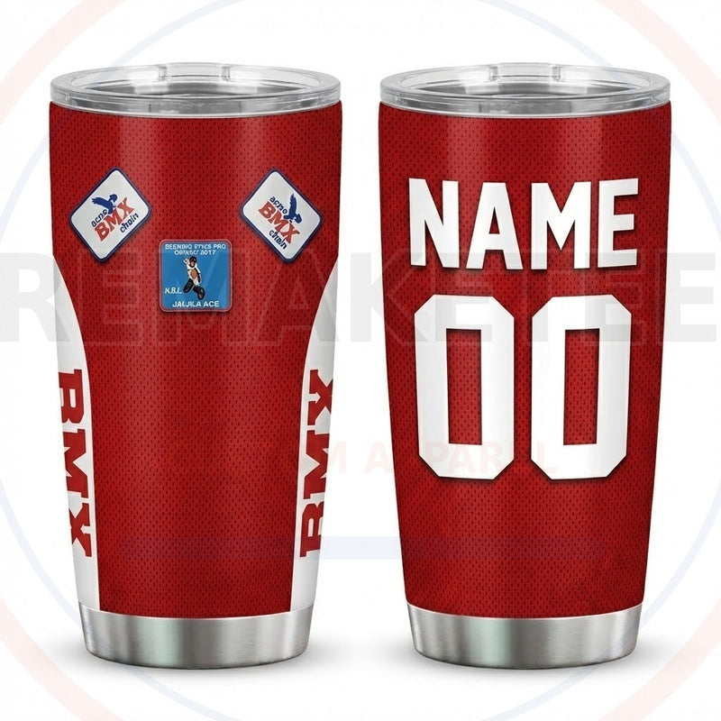 RemakeTee Custom Vintage Retro BMX Racing Tumbler Cup 268