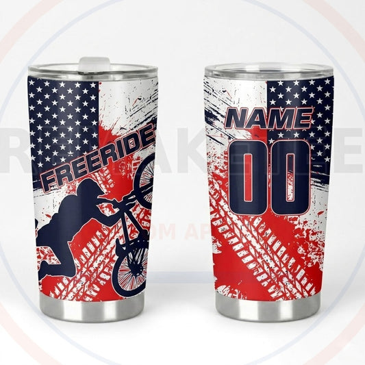 RemakeTee Custom Vintage Retro BMX Racing Tumbler Cup 287