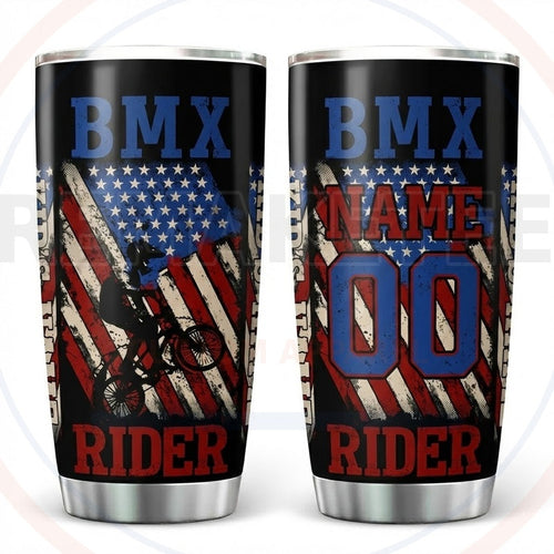 RemakeTee Custom Vintage Retro BMX Racing Tumbler Cup 296