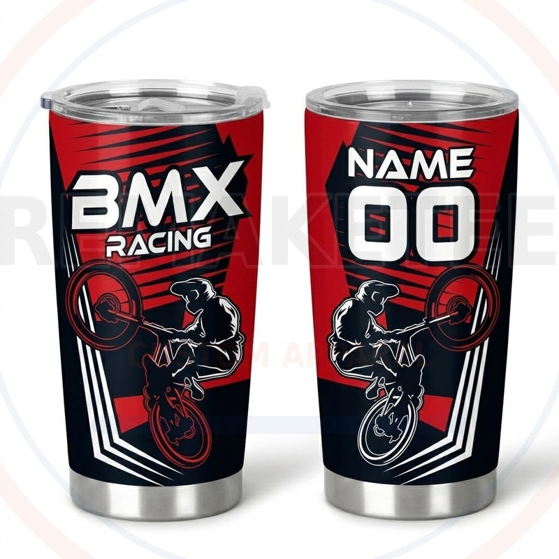 RemakeTee Custom Vintage Retro BMX Racing Tumbler Cup 311