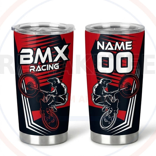 RemakeTee Custom Vintage Retro BMX Racing Tumbler Cup 311