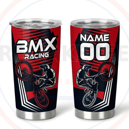 RemakeTee Custom Vintage Retro BMX Racing Tumbler Cup 311