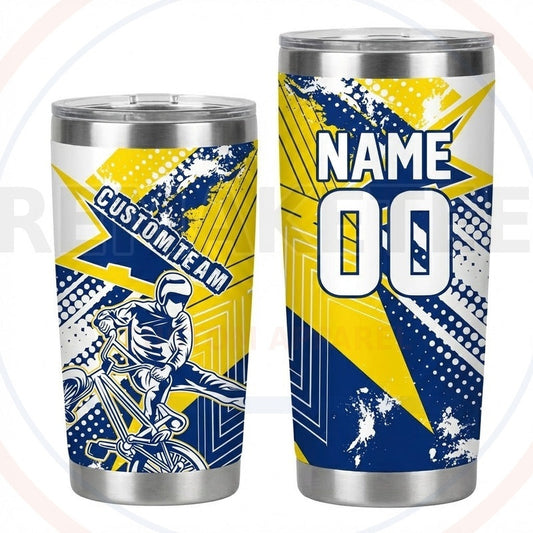 RemakeTee Custom Vintage Retro BMX Racing Tumbler Cup 344