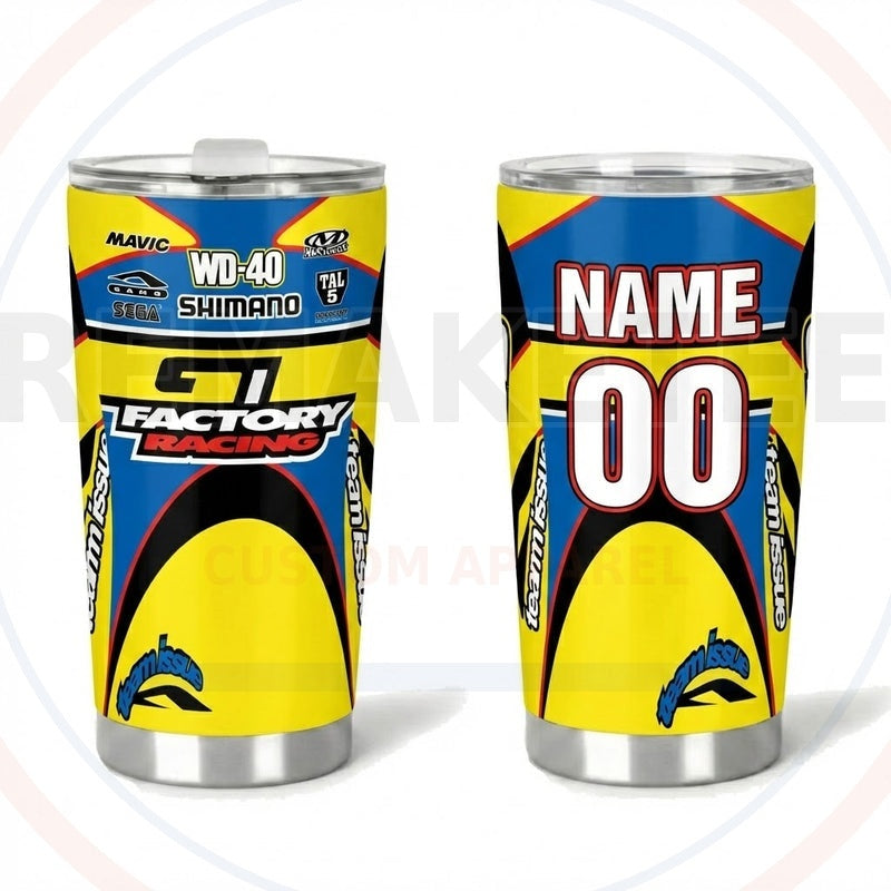 RemakeTee Custom Vintage Retro BMX Racing Tumbler Cup 417
