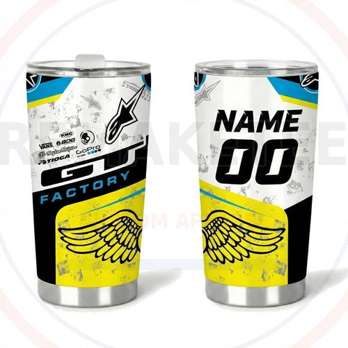 RemakeTee Custom Vintage Retro BMX Racing Tumbler Cup 430