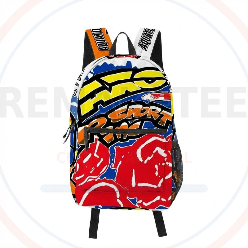 RemakeTee Custom Vintage Retro VMX Racing Backpack 076