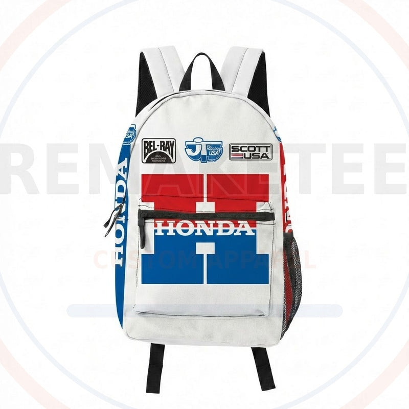 RemakeTee Custom Vintage Retro VMX Racing Backpack 182