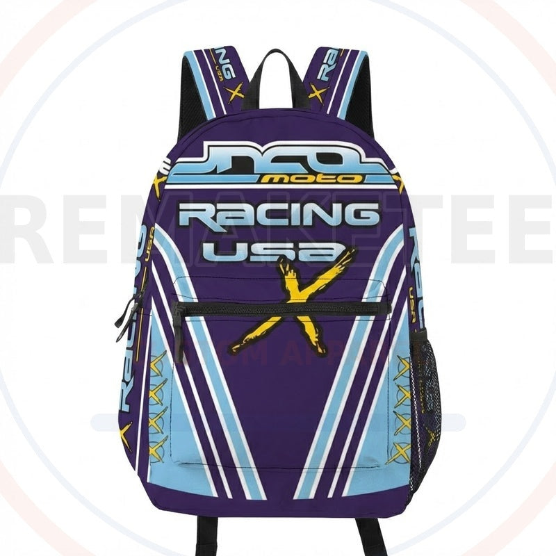 RemakeTee Custom Vintage Retro VMX Racing Backpack 206