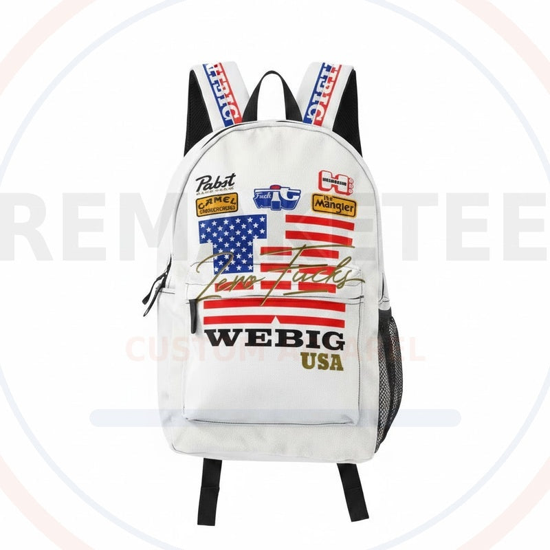 RemakeTee Custom Vintage Retro VMX Racing Backpack 394