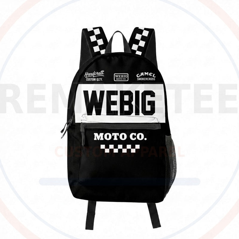 RemakeTee Custom Vintage Retro VMX Racing Backpack 415