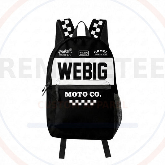 RemakeTee Custom Vintage Retro VMX Racing Backpack 415