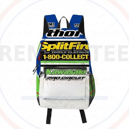 RemakeTee Custom Vintage Retro VMX Racing Backpack 448