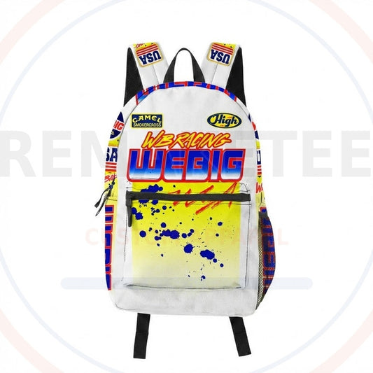 RemakeTee Custom Vintage Retro VMX Racing Backpack 450