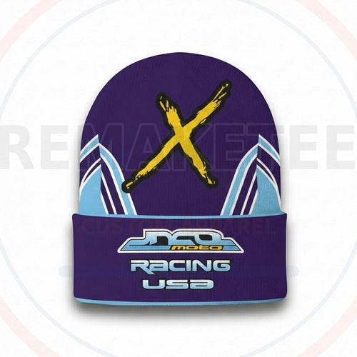 RemakeTee Custom Vintage Retro VMX Racing Beanie 240