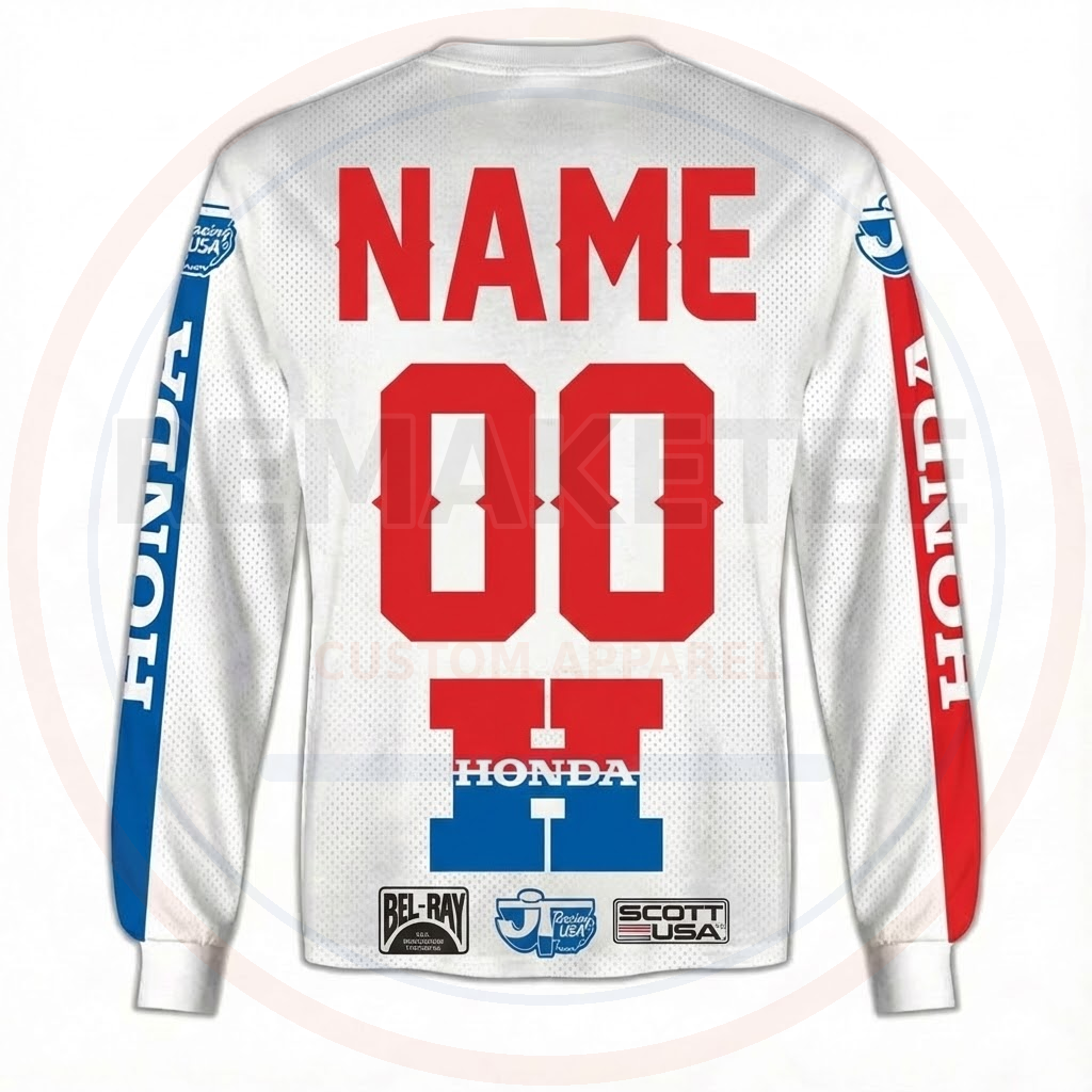 RemakeTee Custom Vintage Retro VMX Racing Jersey 1086