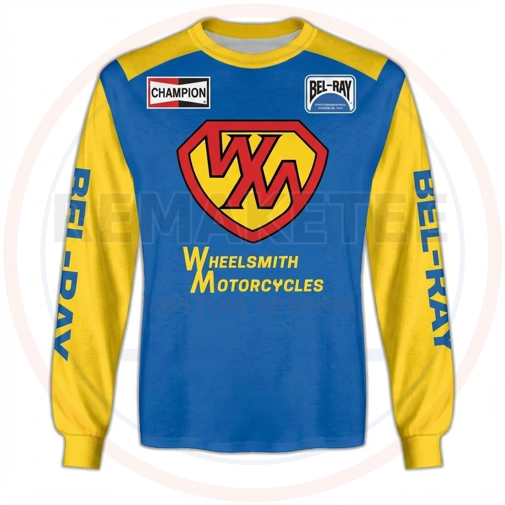 RemakeTee Custom Vintage Retro VMX Racing Jersey 1106