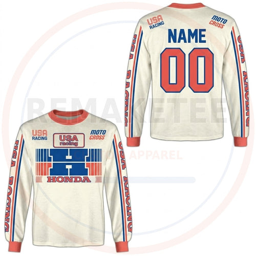 RemakeTee Custom Vintage Retro VMX Racing Jersey 1229