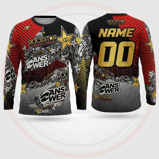 RemakeTee Custom Vintage Retro VMX Racing Jersey 1234