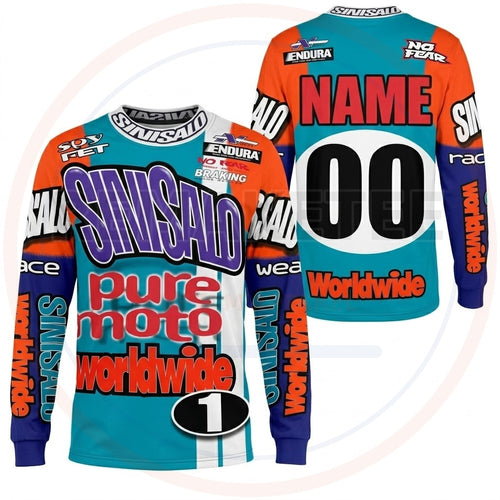 RemakeTee Custom Vintage Retro VMX Racing Jersey 1238