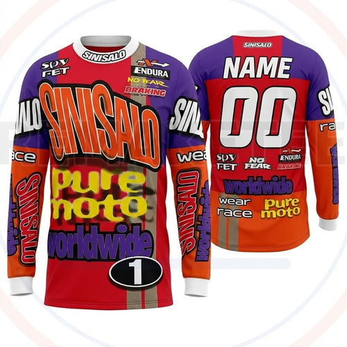 RemakeTee Custom Vintage Retro VMX Racing Jersey 168