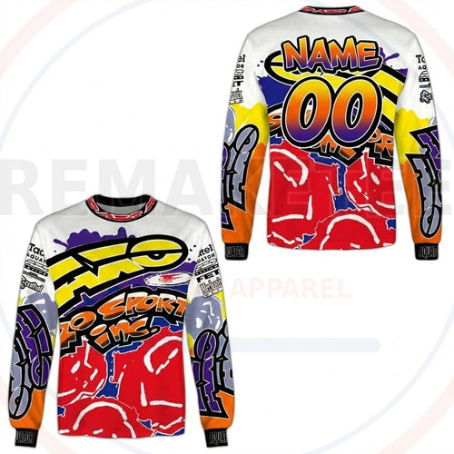 RemakeTee Custom Vintage Retro VMX Racing Jersey 543