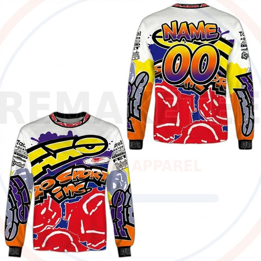 RemakeTee Custom Vintage Retro VMX Racing Jersey 543