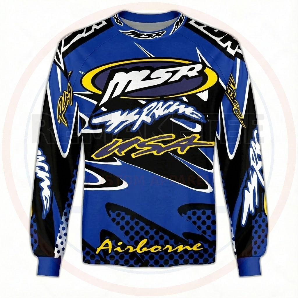 RemakeTee Custom Vintage Retro VMX Racing Jersey 698