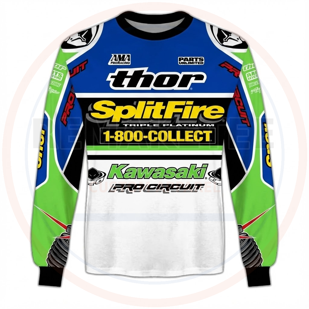 RemakeTee Custom Vintage Retro VMX Racing Jersey 933