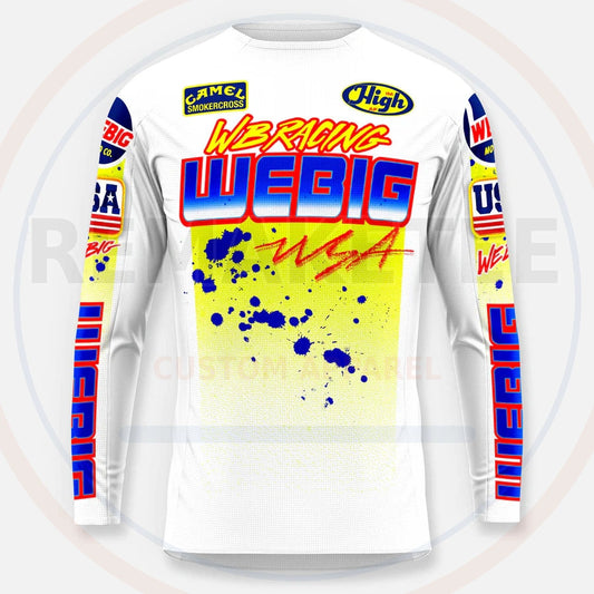 RemakeTee Custom Vintage Retro VMX Racing Jersey 996