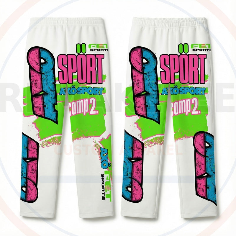 RemakeTee Custom Vintage Retro VMX Racing Long Pants 033