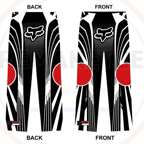 RemakeTee Custom Vintage Retro VMX Racing Long Pants 095