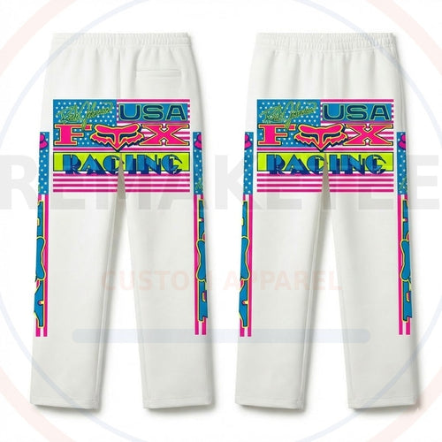 RemakeTee Custom Vintage Retro VMX Racing Long Pants 099