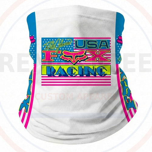 RemakeTee Custom Vintage Retro VMX Racing Neck Gaiter 041