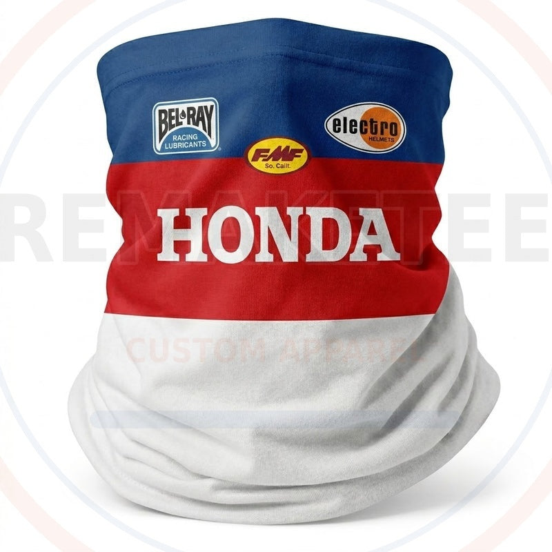 RemakeTee Custom Vintage Retro VMX Racing Neck Gaiter 076