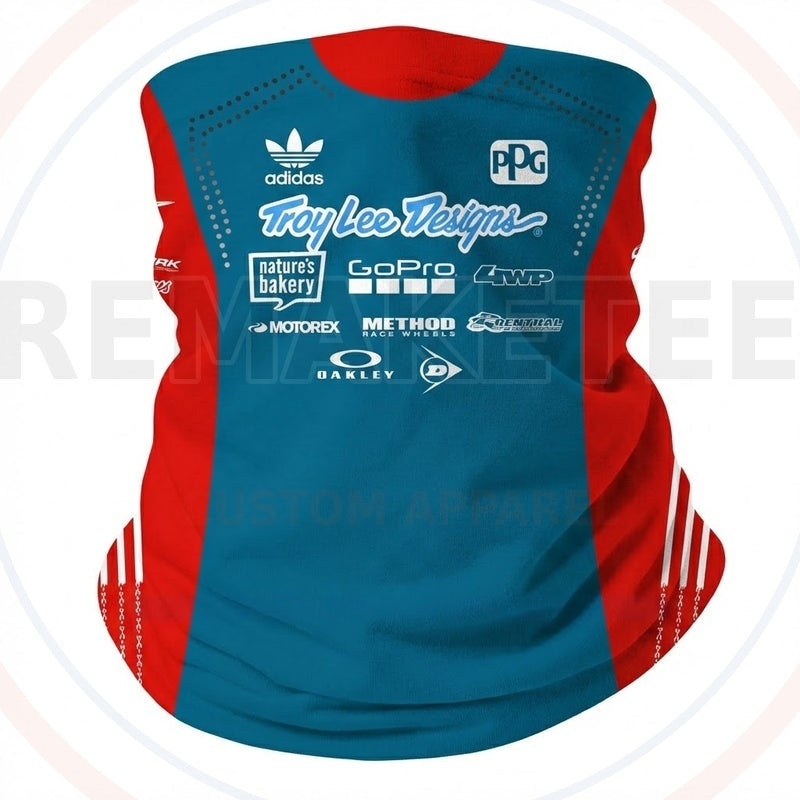 RemakeTee Custom Vintage Retro VMX Racing Neck Gaiter 081