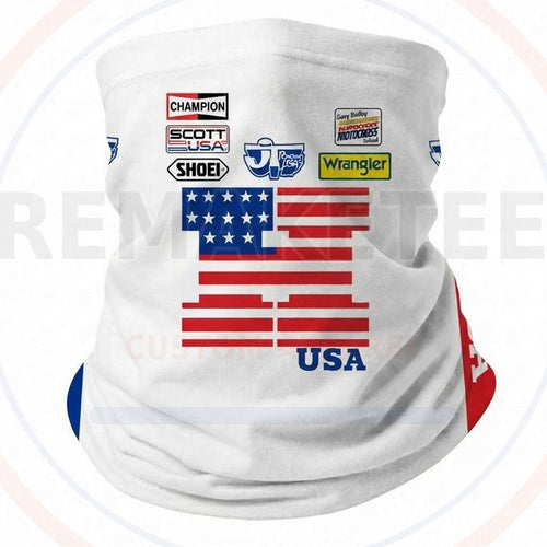 RemakeTee Custom Vintage Retro VMX Racing Neck Gaiter 137