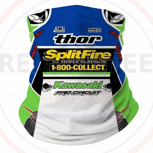 RemakeTee Custom Vintage Retro VMX Racing Neck Gaiter 173