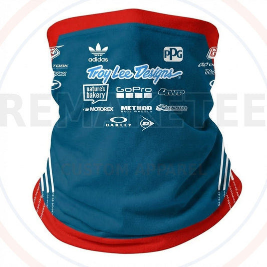RemakeTee Custom Vintage Retro VMX Racing Neck Gaiter 185