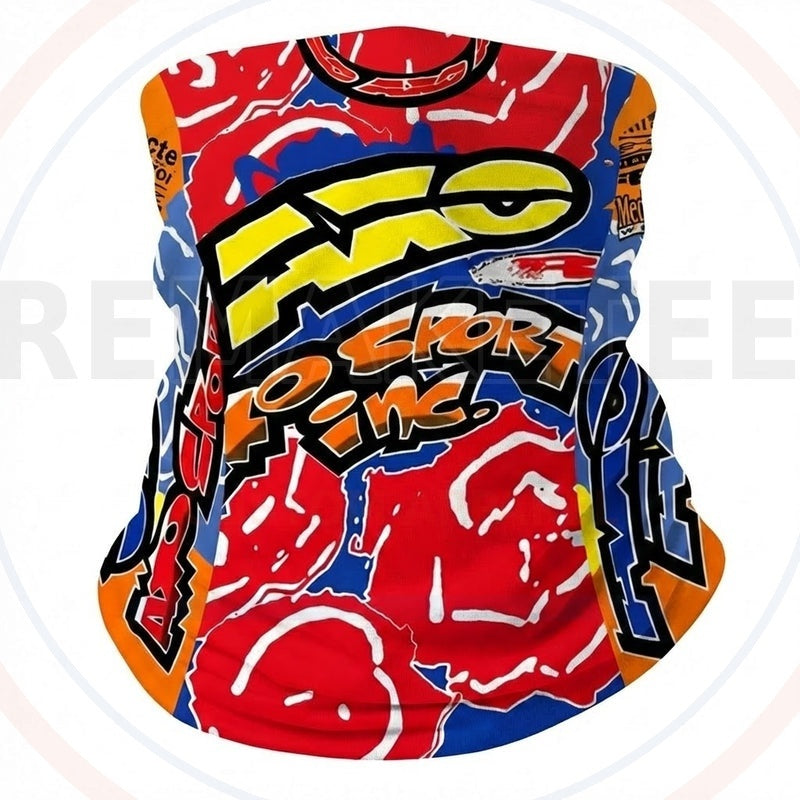 RemakeTee Custom Vintage Retro VMX Racing Neck Gaiter 331