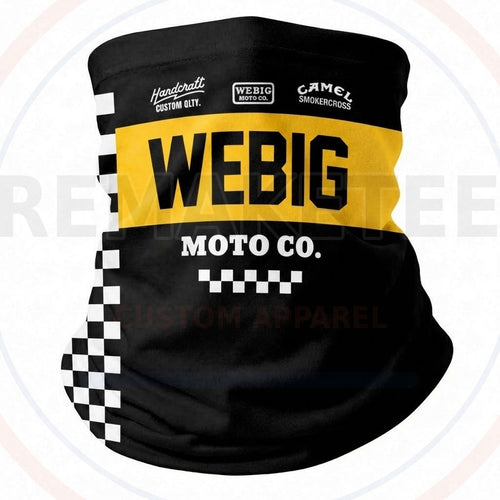 RemakeTee Custom Vintage Retro VMX Racing Neck Gaiter 383