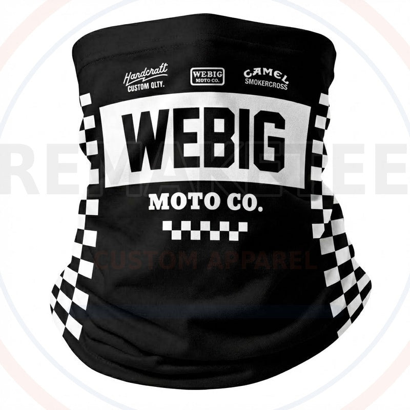 RemakeTee Custom Vintage Retro VMX Racing Neck Gaiter 460