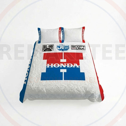 RemakeTee Custom Vintage Retro VMX Racing Quilted Bedding Sets 022
