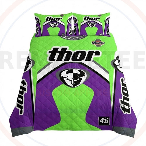 RemakeTee Custom Vintage Retro VMX Racing Quilted Bedding Sets 024